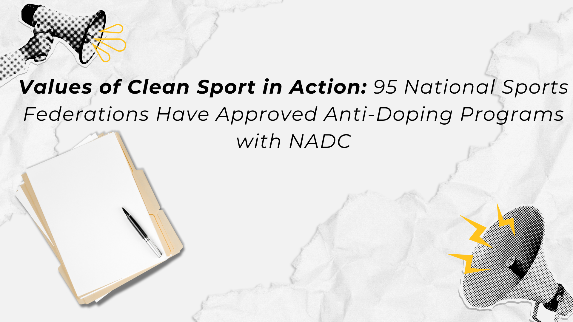 Values of Clean Sport in Action: 95 National Sports Federations Have ...